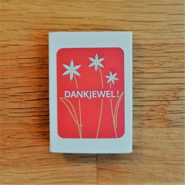 Sticker 4 x 3 cm | Dankjewel!