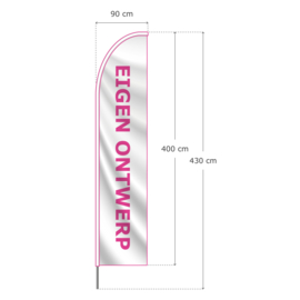 Beachflag 90x400cm