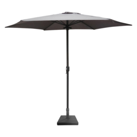 Parasol Ø 300CM + Voet 20KG Vierkant Betongevuld