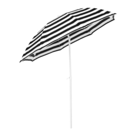 Parasol met Knik Ø 180CM Zebra + Grondboor