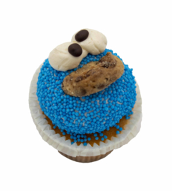 Cookie monster muffin