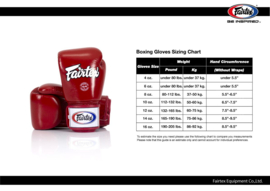 Fairtex Universal Boxing Gloves - Tight-Fit Design - Red