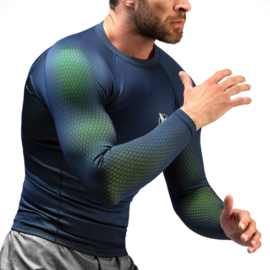 Hayabusa Fusion Rashguard - Blue / Green