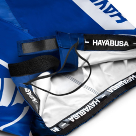 Hayabusa Icon Mid-Length Fight Shorts - Blue / White