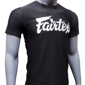 Fairtex TST181 Signature Tee - 4 way stretch - zwart