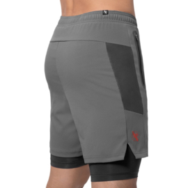 Hayabusa Athletic Layered Performance-Short - Heren - donkergrijs