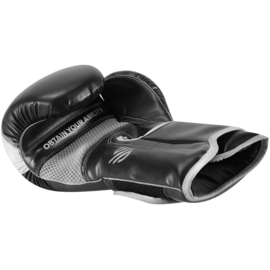 Sanabul Essential Gel Boxing Gloves - black/silver