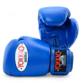 Yokkao Matrix Bokshandschoenen - Leer - Blauw