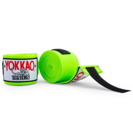 Yokkao Premium Muay Thai Handwraps - Neon Groen