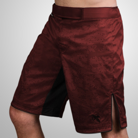 Hayabusa Hexagon Fight Shorts - bordeaux rood