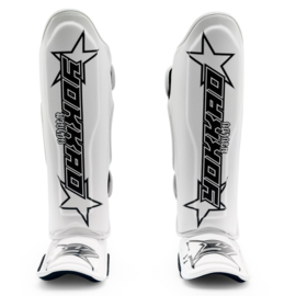 Yokkao Institution Shinguards - Microfiber - white