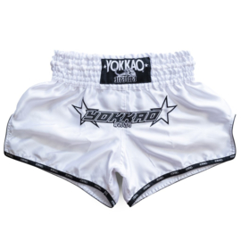 Yokkao Institution Carbonfit Shorts - Satijnmix - Wit