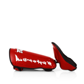 Fairtex SP7 Twister - Removable Instep and Shin Guards - red