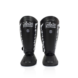 Fairtex SP7 Twister - Removable Instep and Shin Guards - black