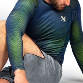 Hayabusa Fusion Rashguard - Blue / Green