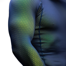 Hayabusa Fusion Rashguard - Blue / Green