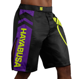 Hayabusa Icon Fight Shorts - Black / Neon