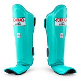 Yokkao Matrix Shin Guards - Leather - Island