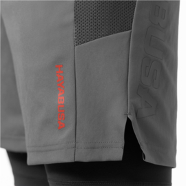 Hayabusa Athletic Layered Performance-Short - Heren - donkergrijs