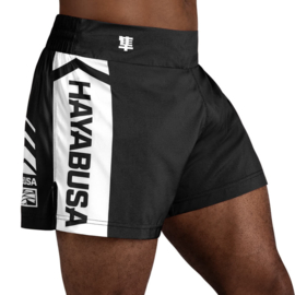 Hayabusa Icon Kickboxing Shorts - black / white