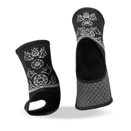 Sanabul Battle Forged Gel Ankle Wraps - pair - black