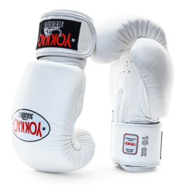 Yokkao Matrix Boxing Gloves - Leather - White