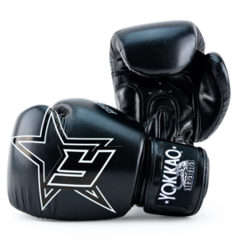 Yokkao Institution Boxing Gloves - microfiber leather - black