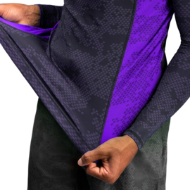 Hayabusa Arrow Ranked Long Sleeve Rashguard - Purple