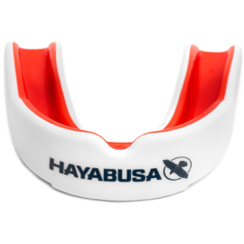 Hayabusa Combat Mouthguard - Wit/Rood - Adult