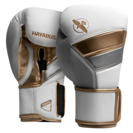 Hayabusa T3 Bokshandschoenen - Wit / Goud