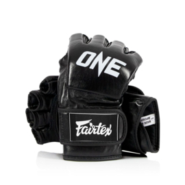 ONE Championship X Fairtex Grappling Gloves - Leather - black