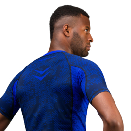 Hayabusa Arrow Ranked Short Sleeve Rashguard - Blue