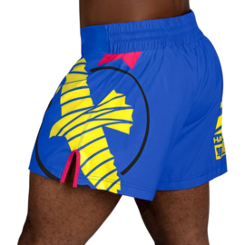 Hayabusa Icon Kickboxing Shorts - blauw / geel