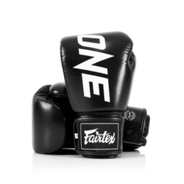 ONE Championship x Fairtex Boxing Gloves - Leather - black