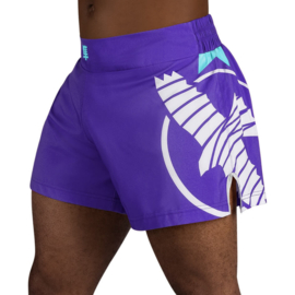 Hayabusa Icon Kickboxing Shorts - paars / wit