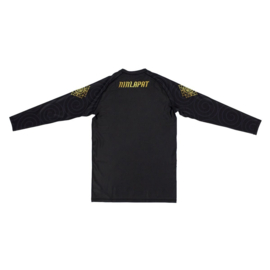 Fairtex Pro Long Sleeves Rashguard - Ninlapat - black/gold