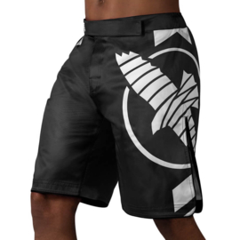 Hayabusa Icon Fight Shorts - Black / White