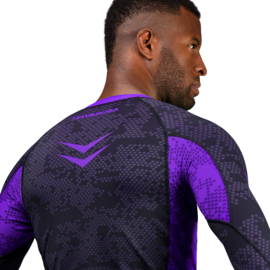 Hayabusa Arrow Ranked Long Sleeve Rashguard - Paars