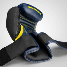 Hayabusa T3 Boxing Gloves - Navy Blue / Yellow