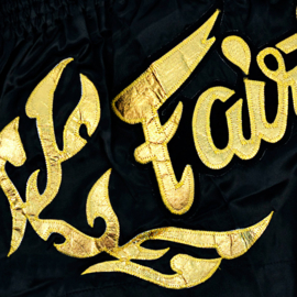 Fairtex Muay Thai Shorts - Eternal Gold - zwart/goud