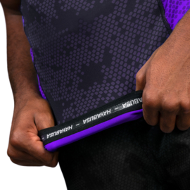 Hayabusa Arrow Ranked Short Sleeve Rashguard - Purple
