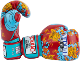 Yokkao - Limited Edition - Hawaii Bokshandschoenen - Echt Leer - Rood