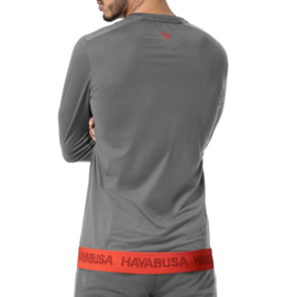 Hayabusa Men's Long-sleeved Training Shirt - dark gray