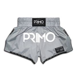Primo Muay Thai Shorts - Super-Nylon - Hammerhead Grey - lichtgrijs