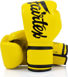 Fairtex BGV14 Microfiber Boxing Gloves - Yellow