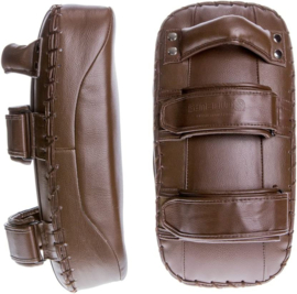 Sanabul Battle Forged Muay Thai Pads - pair - standard size - brown