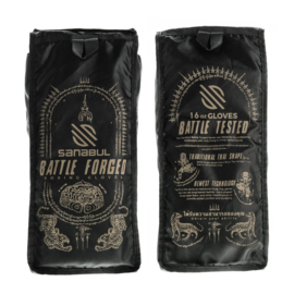 Sanabul Battle Forged Muay Thai Boxing Gloves - black