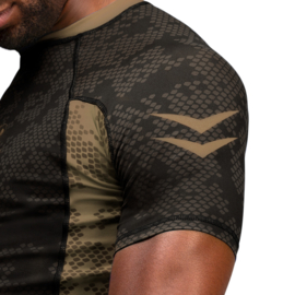 Hayabusa Arrow Ranked Short Sleeve Rashguard - Brown