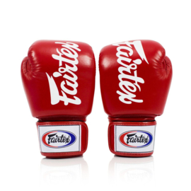 Fairtex BGV19 Deluxe Tight-Fit Boxing Gloves - Red