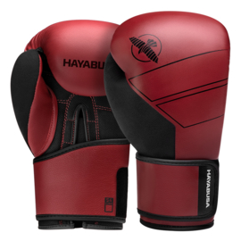 Hayabusa S4 Leather Boxing Gloves - Red